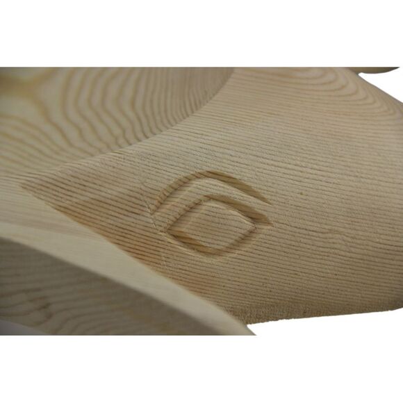 Hand Carved Wooden Pig Platter Decorative Serving Tray 31 Inch - Picture 3 of 6